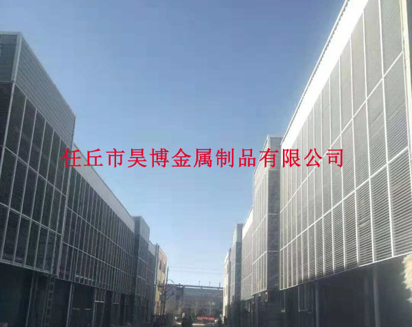 建築外牆整體百葉窗廠家安裝效果（guǒ）