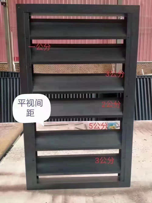 樓房鋅（xīn）鋼百葉窗護欄安裝實例